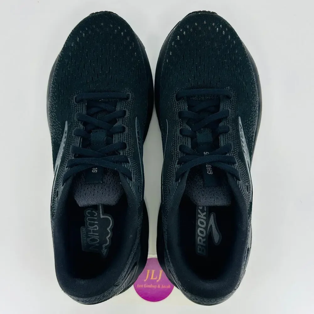 Brooks Women's Ghost 16 Neutral Running Shoes Black/Ebony 1204071B020 Size 9.5